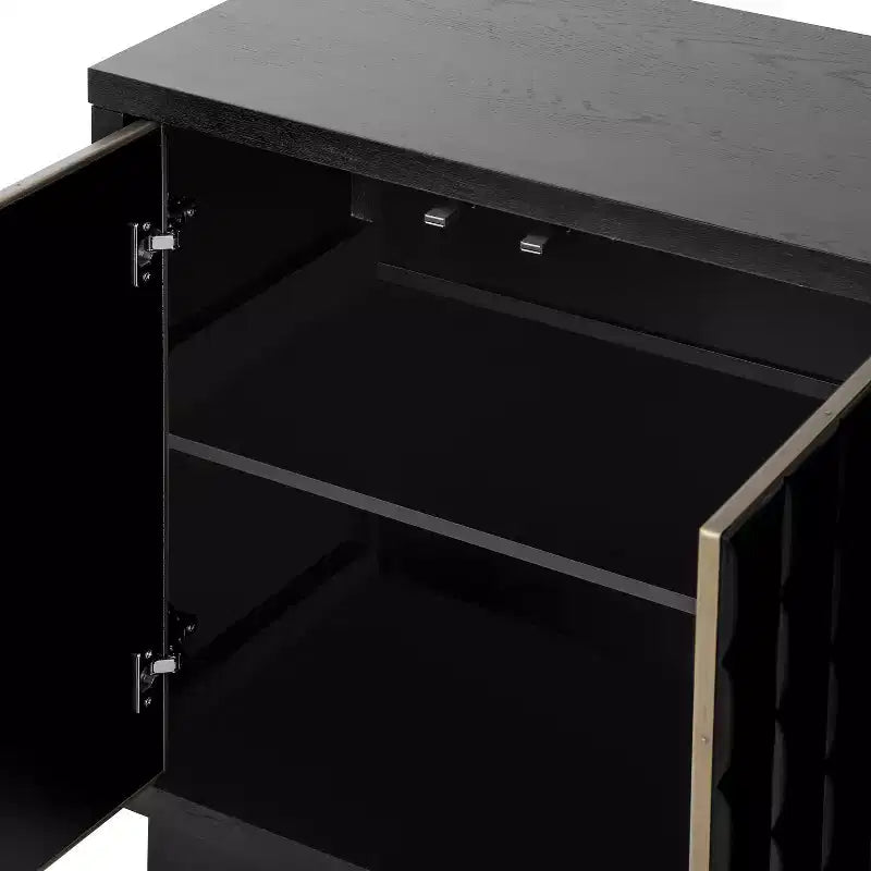 Mobile contenitore moderno da 148 cm con 4 ante e ripiani regolabili