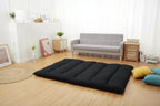 Japanese Floor Futon Mattress  Thick Tatami Sleeping Pad, Portable Roll-Up Bed for Home & Camping