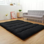 Materasso Futon Giapponese da Pavimento Spesso, Materassino Tatami Pieghevole Portatile per Casa e Campeggio