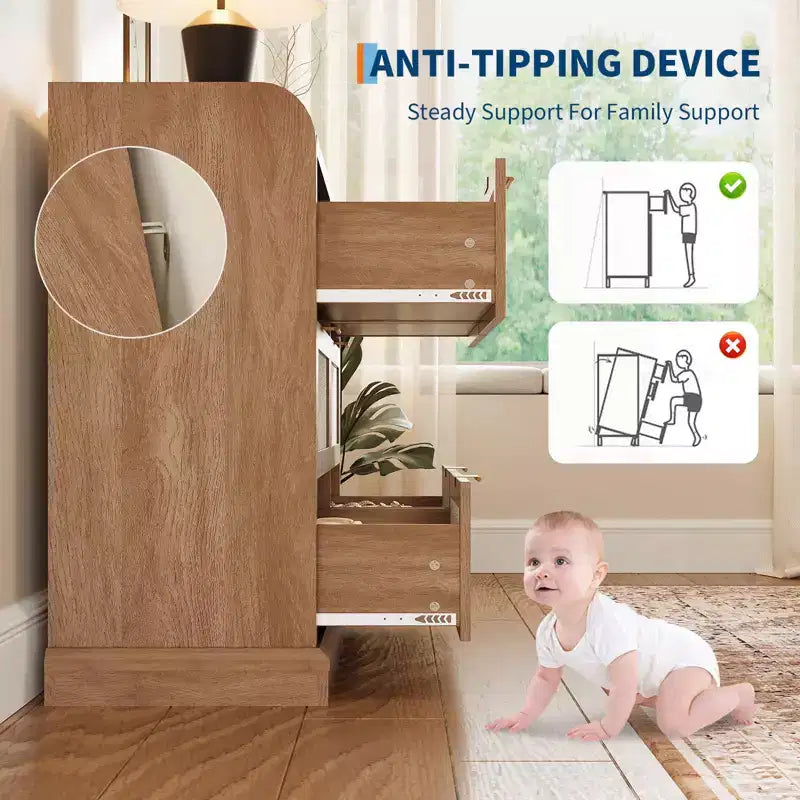 Comò Robusto a 6 Cassetti in Tessuto - Soluzione Contenitore da Scrivania con Tubi di Supporto in Metallo e Plastica per Camera da Letto, Dormitorio, Ingresso e Organizzazione