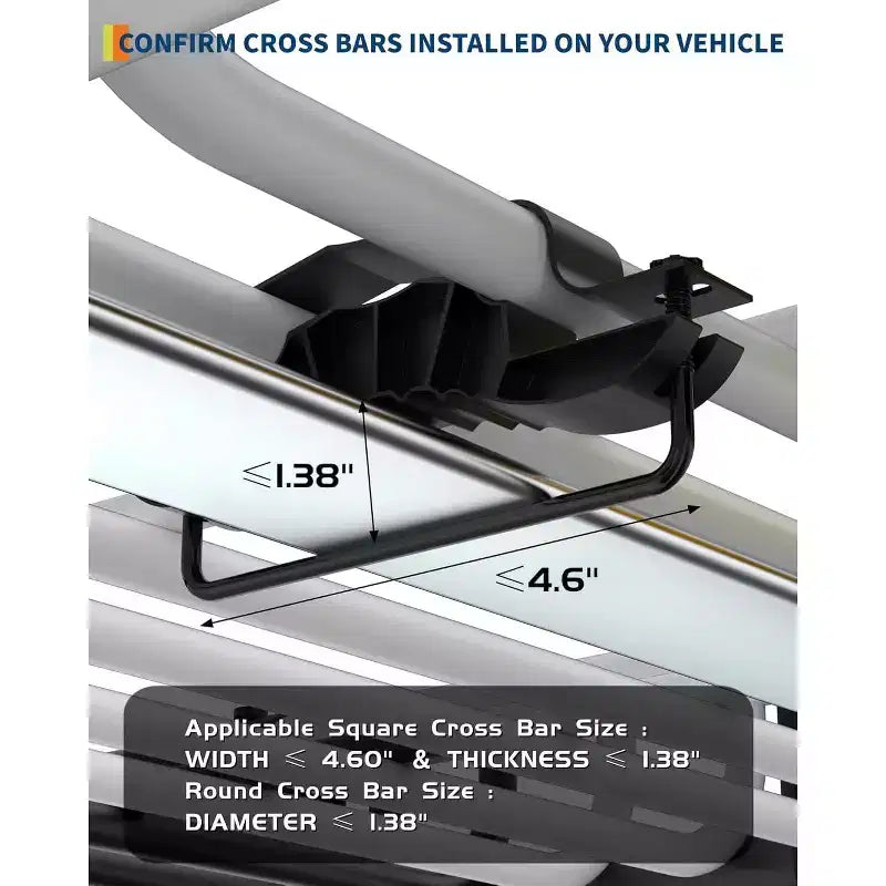 Portapacchi per tetto, 130x90 cm, capacità 90 kg, in acciaio galvanizzato con deflettore antivento per SUV/Jeep/BMW