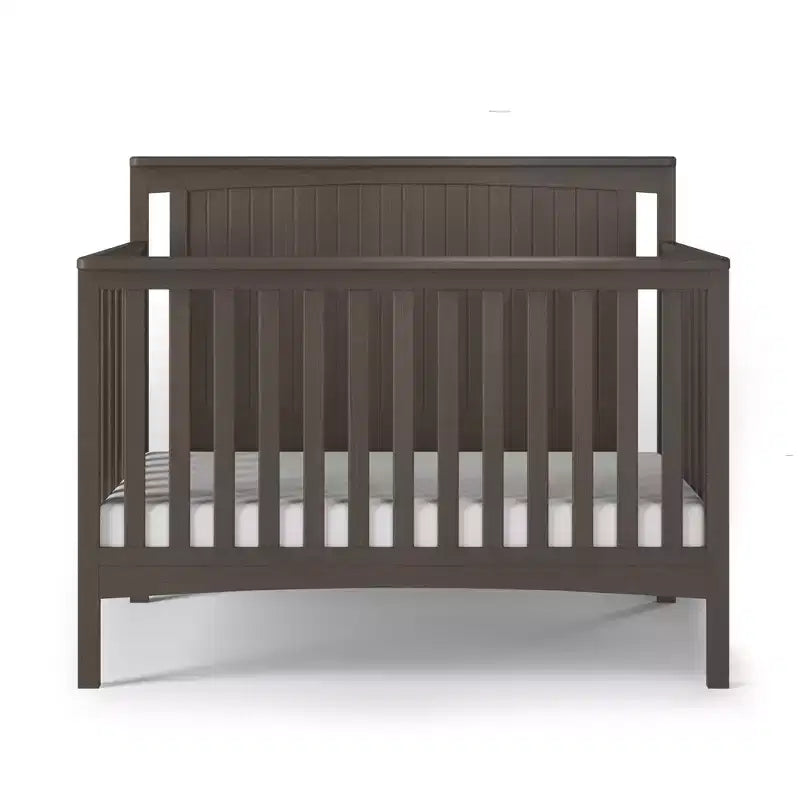 Culla convertibile 4-in-1 Scout, trasformabile in lettino da giorno, lettino per bambini e letto a una piazza e mezza, 3 posizioni del materasso, finitura sicura per i bambini