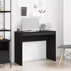 Scrivania piccola minimalista in legno ingegnerizzato rovere Sonoma