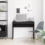 Scrivania piccola minimalista in legno ingegnerizzato rovere Sonoma