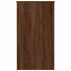 Scrivania piccola minimalista in legno ingegnerizzato rovere Sonoma