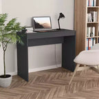 Scrivania piccola minimalista in legno ingegnerizzato rovere Sonoma