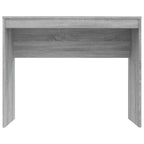Scrivania piccola minimalista in legno ingegnerizzato rovere Sonoma