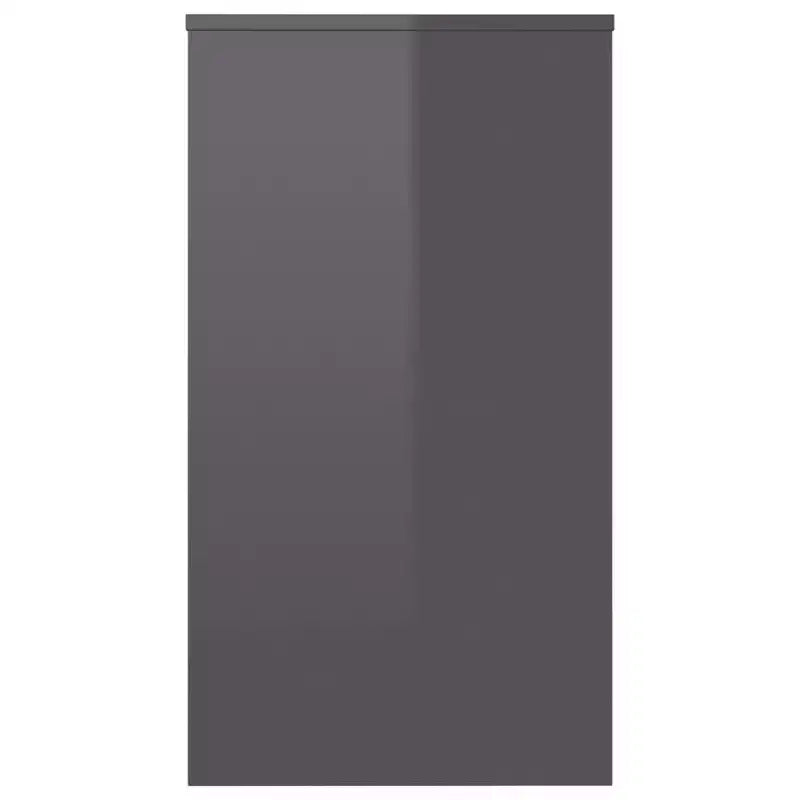 Scrivania piccola minimalista in legno ingegnerizzato rovere Sonoma