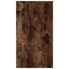 Scrivania piccola minimalista in legno ingegnerizzato rovere Sonoma