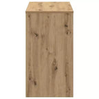 Scrivania piccola minimalista in legno ingegnerizzato rovere Sonoma