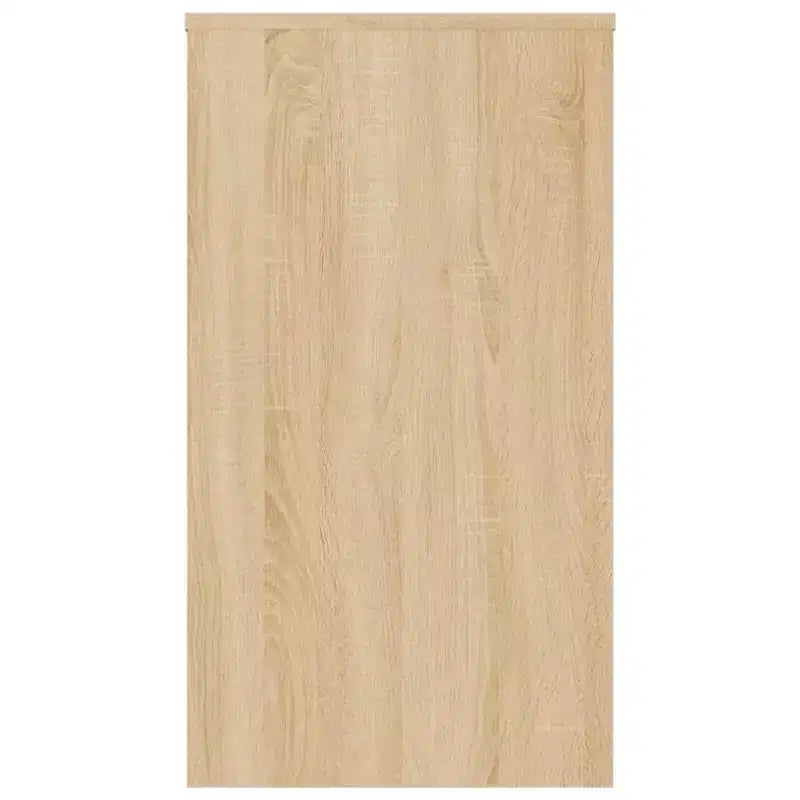Scrivania piccola minimalista in legno ingegnerizzato rovere Sonoma