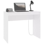 Scrivania piccola minimalista in legno ingegnerizzato rovere Sonoma