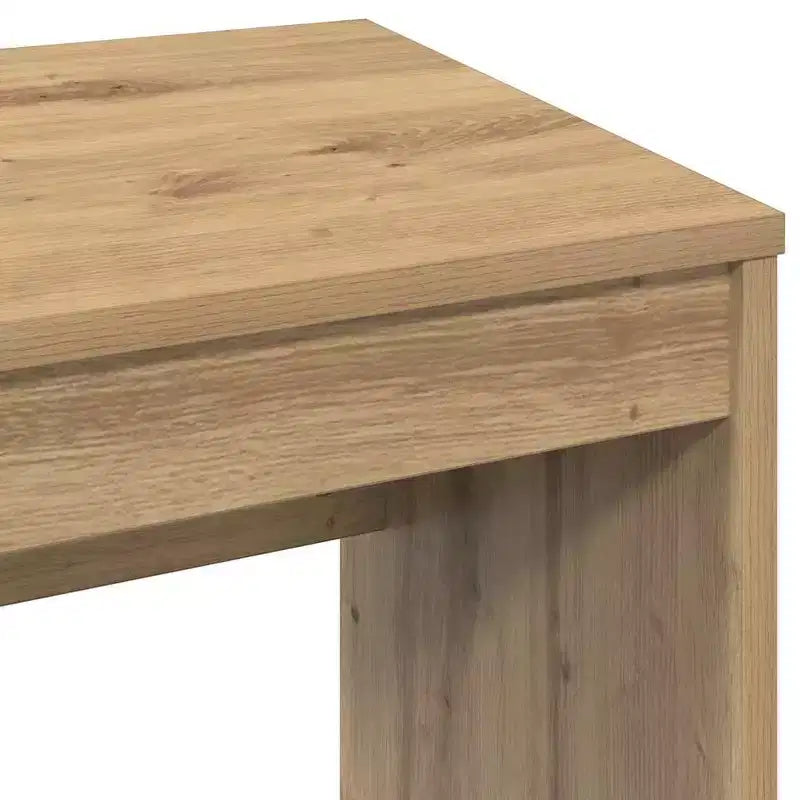 Scrivania piccola minimalista in legno ingegnerizzato rovere Sonoma
