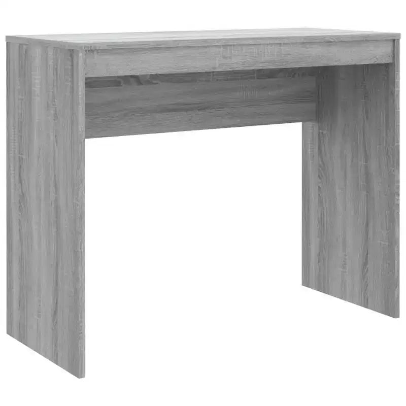 Scrivania piccola minimalista in legno ingegnerizzato rovere Sonoma