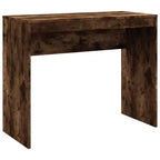 Scrivania piccola minimalista in legno ingegnerizzato rovere Sonoma