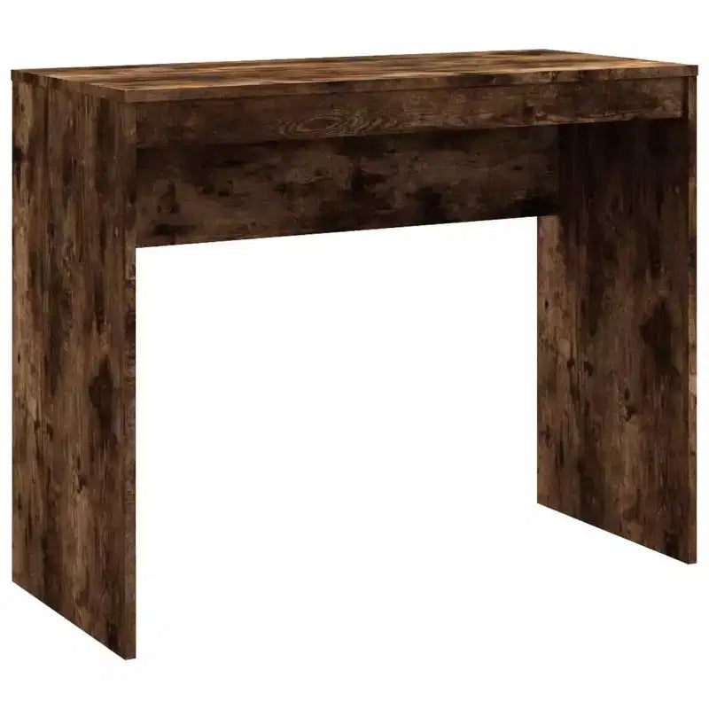 Scrivania piccola minimalista in legno ingegnerizzato rovere Sonoma